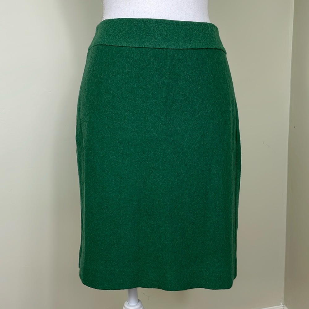 Banana Republic Wool Skirt with Gold Zipper